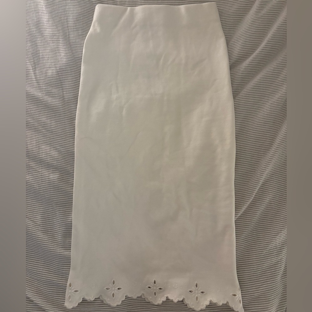 Zara Cream Pencil Skirt